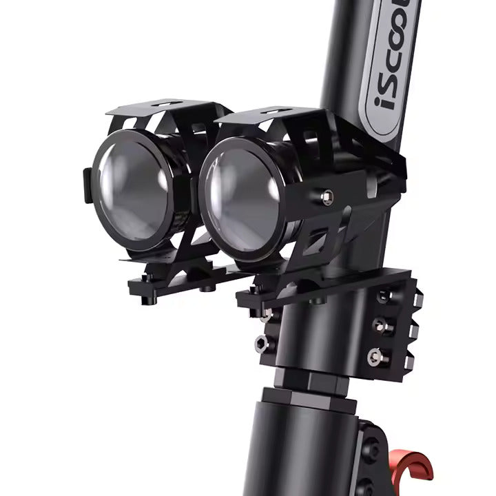 iScooter iX5S elsparkcykel inbyggd belysning