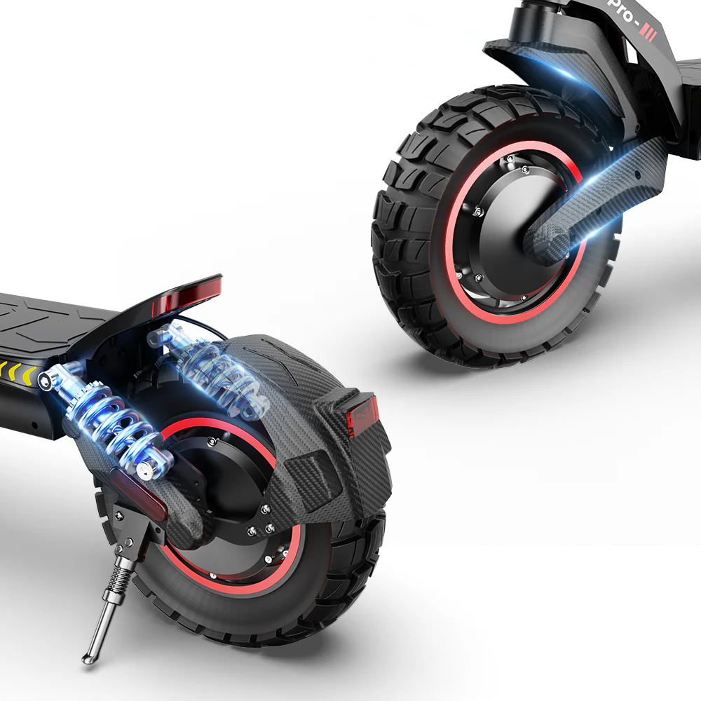 Elsparkcykel fjädring