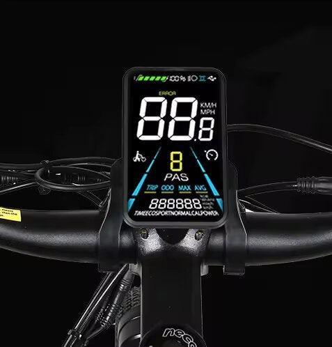 Samebike RS-A08 750W elcykel - display