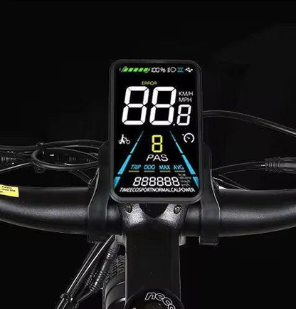 Samebike RS-A08 750W elcykel - display