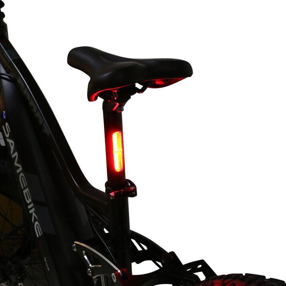 Samebike RS-A08 750W elcykel - baklampa
