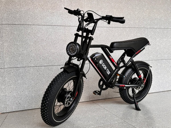 OOK-TEK elcykel med offroad däck