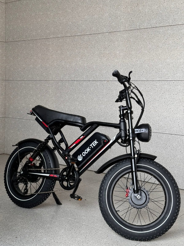 Kraftfull motor på OOK-TEK elcykel