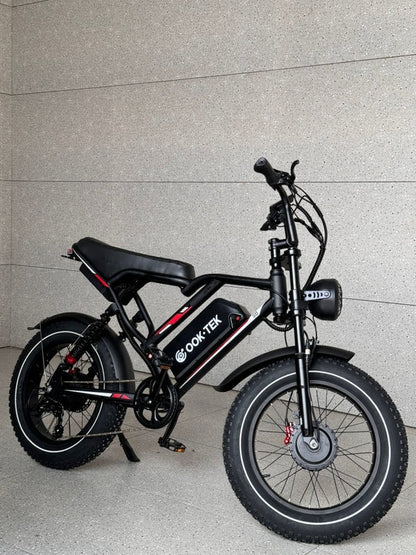 Kraftfull motor på OOK-TEK elcykel